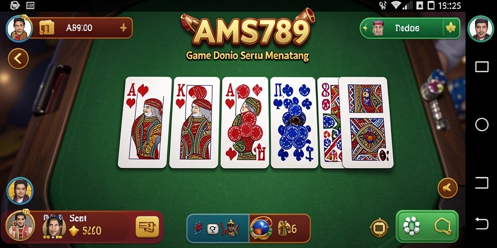 Screenshot gameplay menunjukkan serunya bermain Domino.