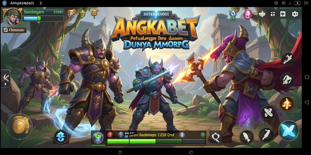 Tampilan gameplay epik dari dunia MMORPG ANGKABET.