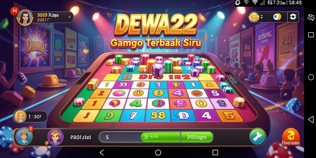 Tampilan gameplay seru dan interaktif dari DEWA22.