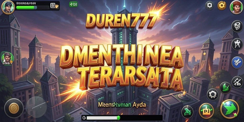 Gameplay menarik DUREN777 dengan menara dan strategi bertahan.