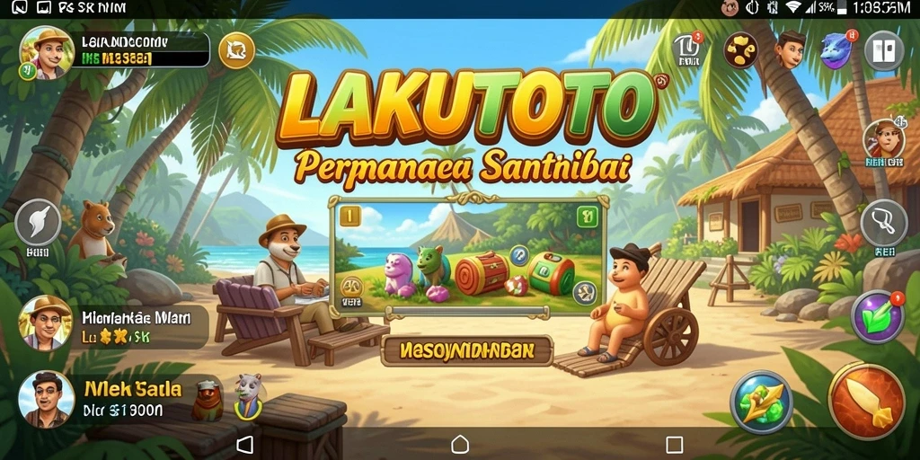 Tampilan menarik gameplay LAKUTOTO yang penuh warna dan menghibur.